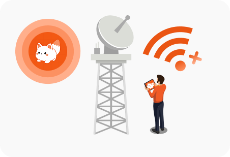 Offline AI Illustration